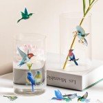 40Pcs Vintage Bird Stickers for DIY Crafts