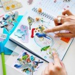 40Pcs Vintage Bird Stickers for DIY Crafts