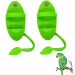 Parakeet Feeding Cup and Cuttlebone Holder Set