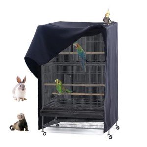 Adjustable Waterproof Bird Cage Cover for Parrots