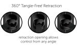 TUG 360° Tangle-Free Retractable Dog Leash 5m