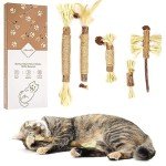Natural Silvervine Catnip Chew Sticks for Cats