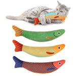 WONOWPA Catnip Chew Toys with Bells - 3 Pack