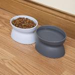 Kitty City Raised Cat Food and Water Bowls