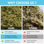 Riare 7 OZ Premium Sphagnum Moss for Reptiles