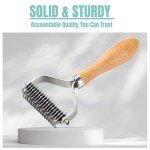 HIMODA 3-in-1 Dog and Cat Grooming Brush Set
