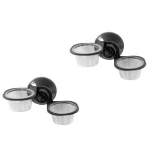 Gywhooft 2 Pack Hanging Reptile Water Bowls