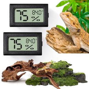 Digital Reptile Thermometer & Humidity Gauge Set