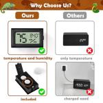 Digital Reptile Thermometer & Humidity Gauge Set