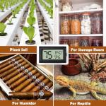 Digital Reptile Thermometer & Humidity Gauge Set