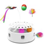 3-in-1 Interactive Cat Toy with Fluttering Butterfly