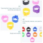 Kisangel 100 Pcs Pigeon Identification Rings