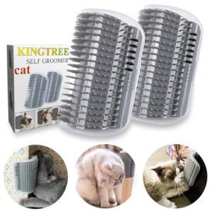 Kingtree Self-Grooming Cat Brushes, 2 Pack