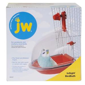 JW Pet Insight Bird Bath - Colorful Accessory