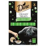 DINE Creamy Chicken Cat Treats, 32 Sachets