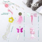 Interactive Door-Hanging Cat Feather Toy