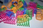 Colorful Cat Spring Toys - 60 Pack Coils