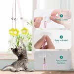 Interactive Door-Hanging Cat Feather Toy