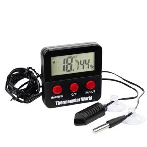Digital Reptile Thermometer & Hygrometer with Probes