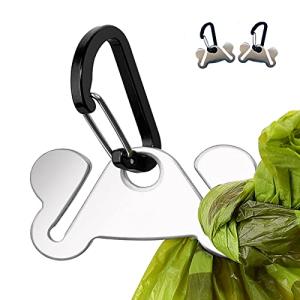 Dog Poop Bag Holder - 2 Pack Carrier