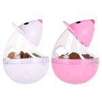 Mouse-Shaped Cat Treat Dispenser Toy - 2 Pack