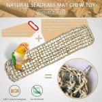 Seagrass Hammock for Birds with Climbing Ropes