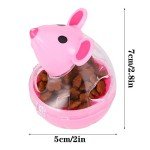 Mouse-Shaped Cat Treat Dispenser Toy - 2 Pack