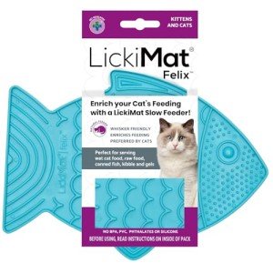 LICKIMAT Felix - Teal Interactive Pet Mat