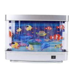 Artificial Aquarium Night Light with Lifelike Fish