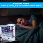 Artificial Aquarium Night Light with Lifelike Fish
