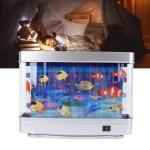 Artificial Aquarium Night Light with Lifelike Fish