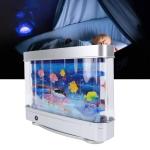 Artificial Aquarium Night Light with Lifelike Fish