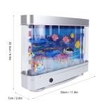 Artificial Aquarium Night Light with Lifelike Fish