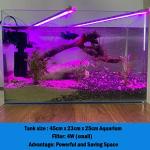 Quiet Internal Aquarium Filter with Air Pump