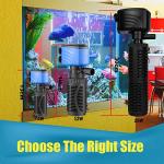 Quiet Internal Aquarium Filter with Air Pump
