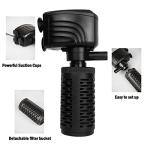 Quiet Internal Aquarium Filter with Air Pump