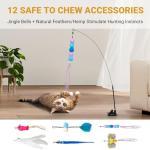 Interactive 4-in-1 Cat Toy Set with Suction Cups