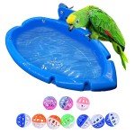 Hanging Parrot Bath Tub Basin for Bird Cages
