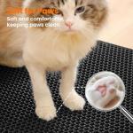 Petinstinct Large Cat Litter Trapping Mat - Black