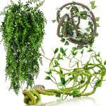 HERCOCCI Flexible Reptile Vines for Terrariums