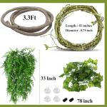 HERCOCCI Flexible Reptile Vines for Terrariums