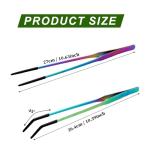 OLIISS Stainless Steel Reptile Feeding Tongs - 2 Pack