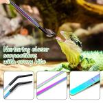OLIISS Stainless Steel Reptile Feeding Tongs - 2 Pack