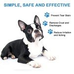Natural Dog Eye Wipes for Gentle Cleansing - 120 Pcs