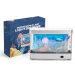 Moving Jellyfish & Fish Mini Aquarium Night Light