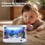 Moving Jellyfish & Fish Mini Aquarium Night Light