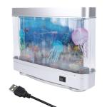 Moving Jellyfish & Fish Mini Aquarium Night Light