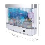 Moving Jellyfish & Fish Mini Aquarium Night Light