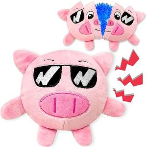 PeppyPawz 3-in-1 Squeaky Plush Dog Toy
