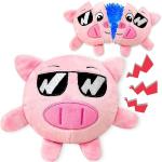 PeppyPawz 3-in-1 Squeaky Plush Dog Toy